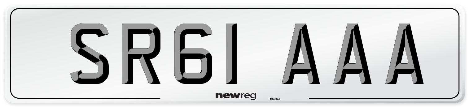 SR61 AAA Number Plate from New Reg